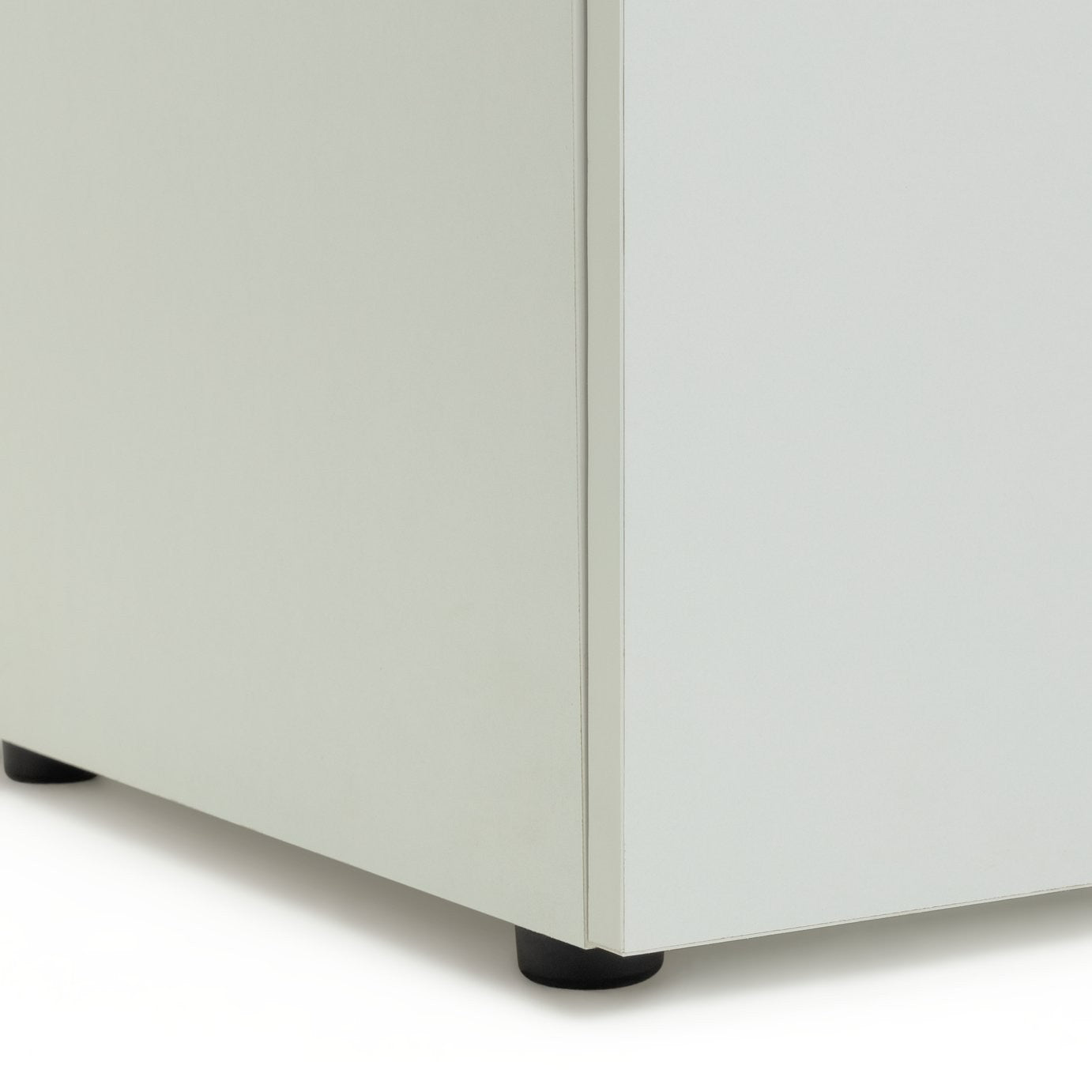 Pod 2 Door Short Wardrobe - White | Clean Minimalist Aesthetic