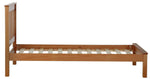 Aspley Single Wooden Bed Frame - Oak Stain | Kids Bedroom Furniture or Guest Bed