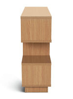 Home Cubes Short Shallow Shelving Unit - Oak Effect