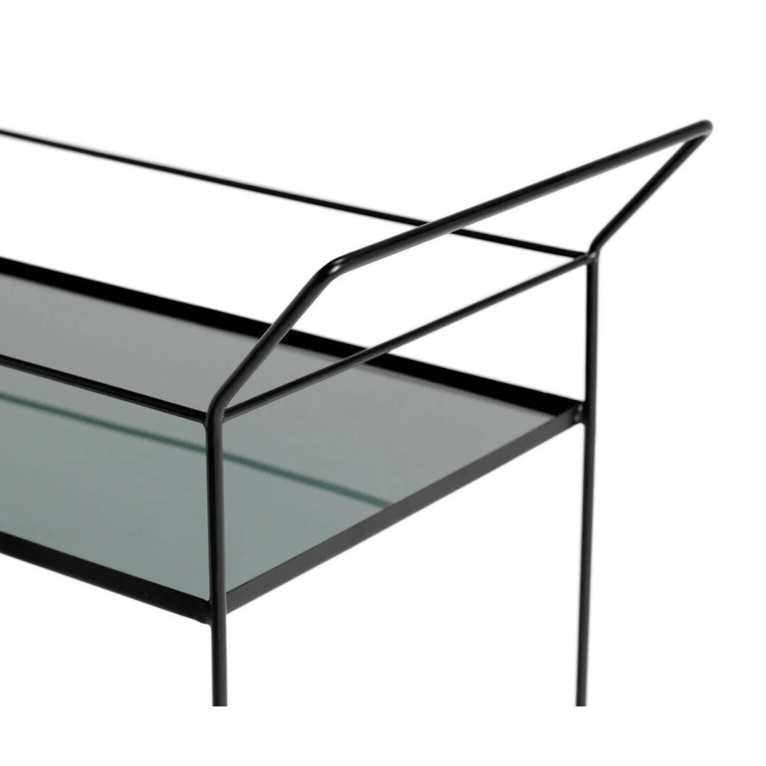 Habitat Monroe Drinks Trolley - Black