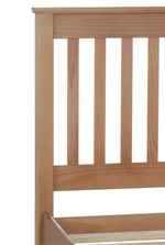 Home Aspley Single Wooden Bed Frame - Oak ( B Grade )