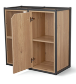 Habitat Loft Living Short Shelving and Storage Unit - Oak | Oak Shelf Storage