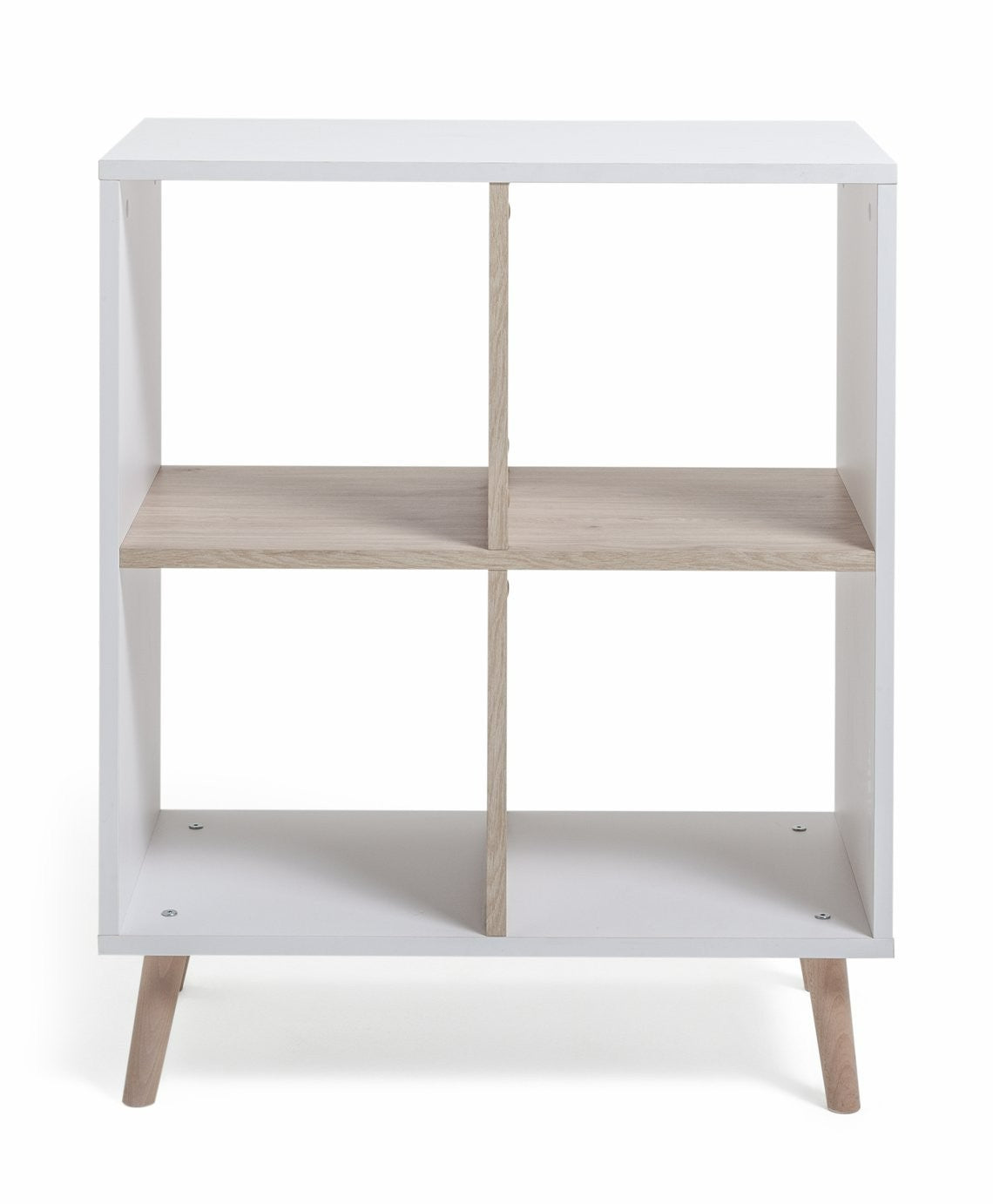 Skandi Deep Shelving Unit - White & Oak | Functional Fabulous Storage Space