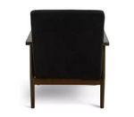 Watson Self Assembly Wood Accent Chair -Dark Grey