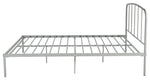 Freja Small Double Metal Bed Frame - Silver