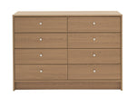 Home Malibu 8 Drawer Chest - Oak Effect | Smart Clothing Organization