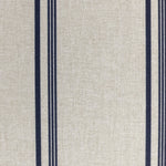 Midback Pair of Stripe Dining Chair- White & Blue | Cozy Fabric Comfort