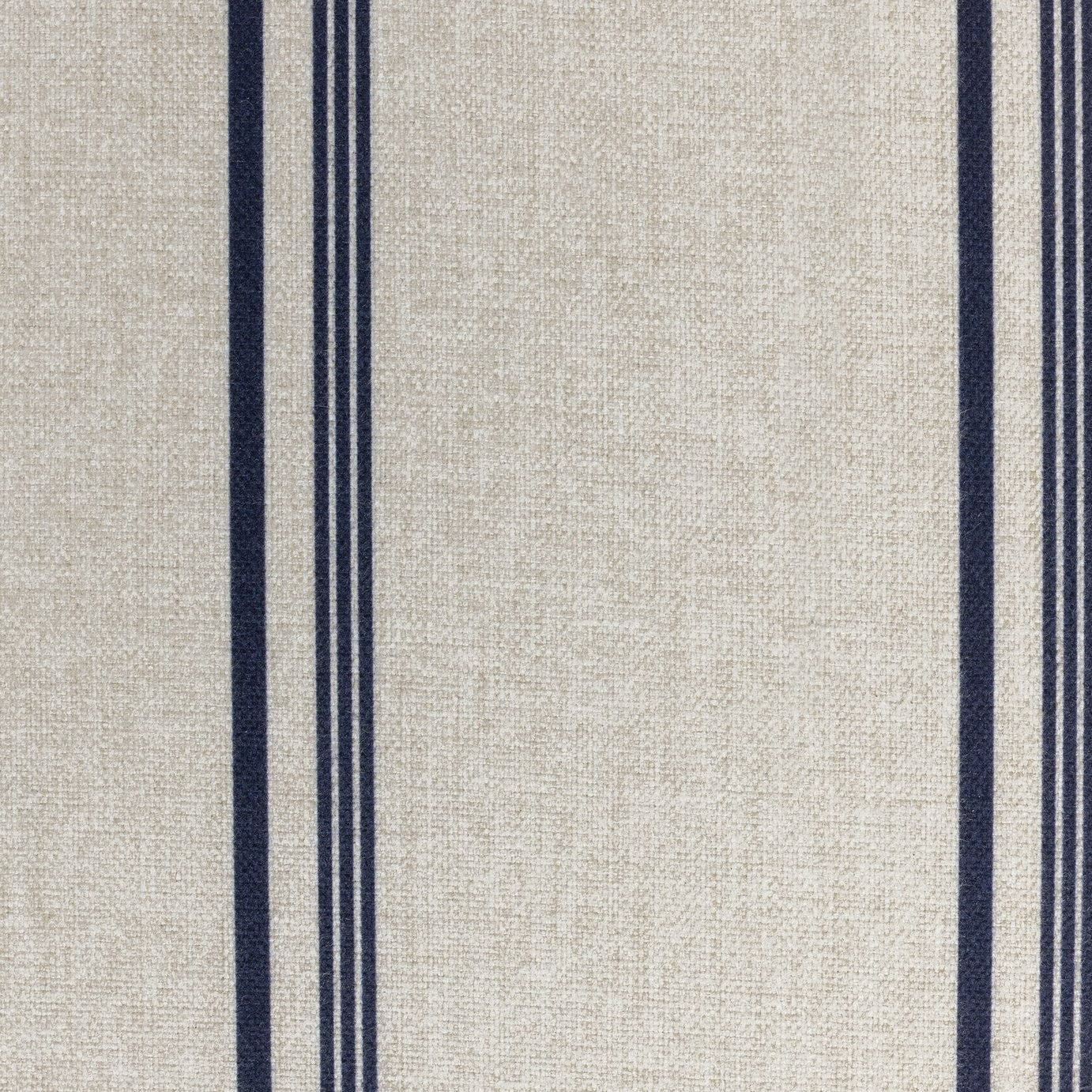 Midback Pair of Stripe Dining Chair- White & Blue | Cozy Fabric Comfort