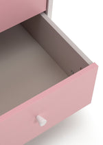 Kids Malibu 6 Drawer Chest - Pink & White ( B Grade 44700 - 44712 )
