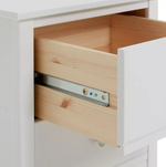 Habitat Brooklyn 2 Drawer Bedside Table - White