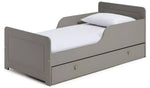 Brooklyn Toddler Bed With Drawer - Grey | Kids Bed, Storage, Low Frame