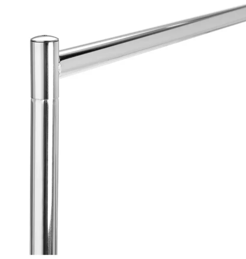 Heavy Duty 4 Feet Clothes Rail Chrome | Garment Hanging Rail Clothes Storage Rac