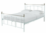 Yani Double Metal Bed Frame - White
