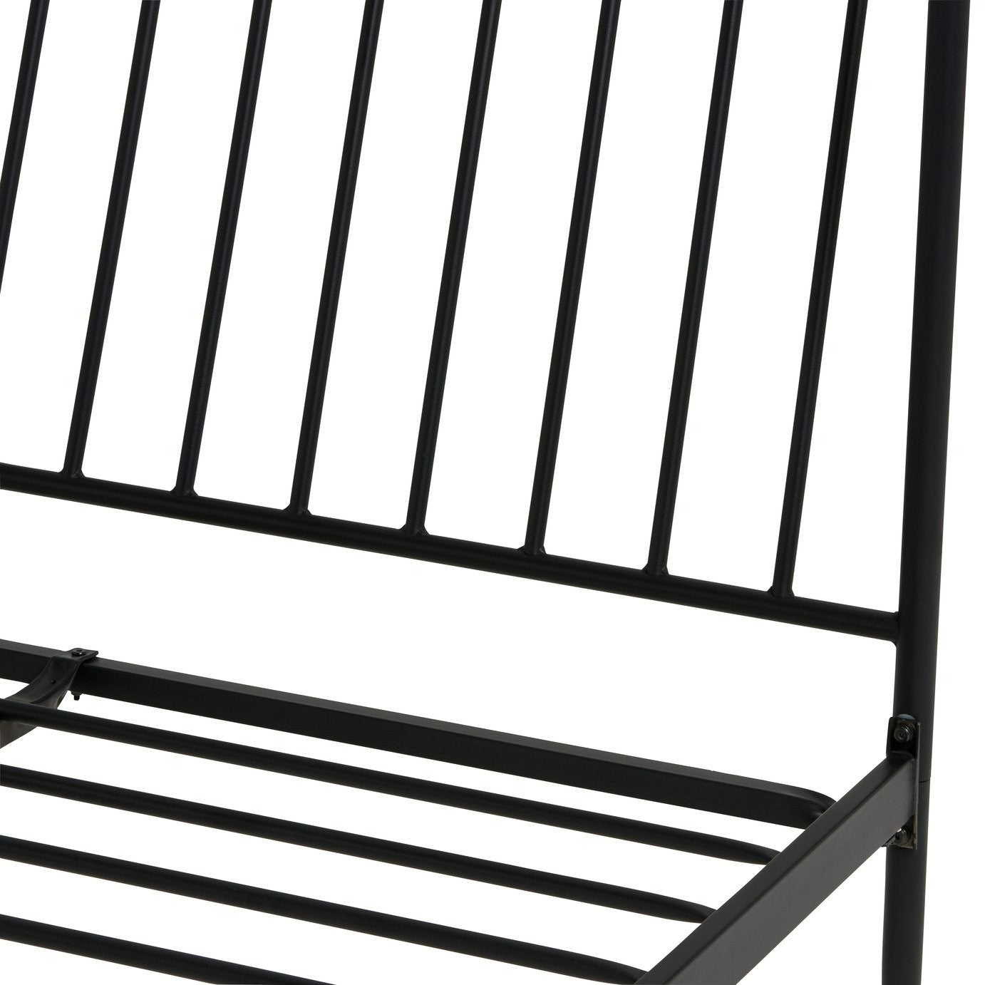 Kanso Double Metal Bed Frame - Black | Industrial Bedroom Vibe