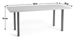 Zayn Wood Effect Dining Table - Natural