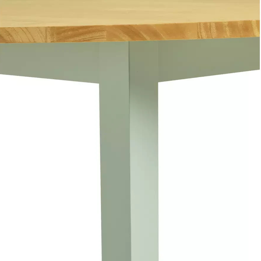 Home Chicago Sage Green Dining Table & 4 Chairs | Kitchen Dining Room Furniture 