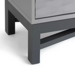 Zander Textured Large Sideboard - Grey ( B Grade )