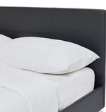 Home Skylar Double Bed Frame - Black | Metal Bed Frame for Bedroom or Guest Room