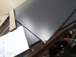 Seville 1 Door Wardrobe - Anthracite ( B Grade )
