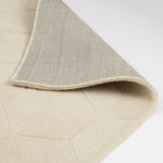 Habitat 60 Geo Carved Rug - 120x170cm - Natural