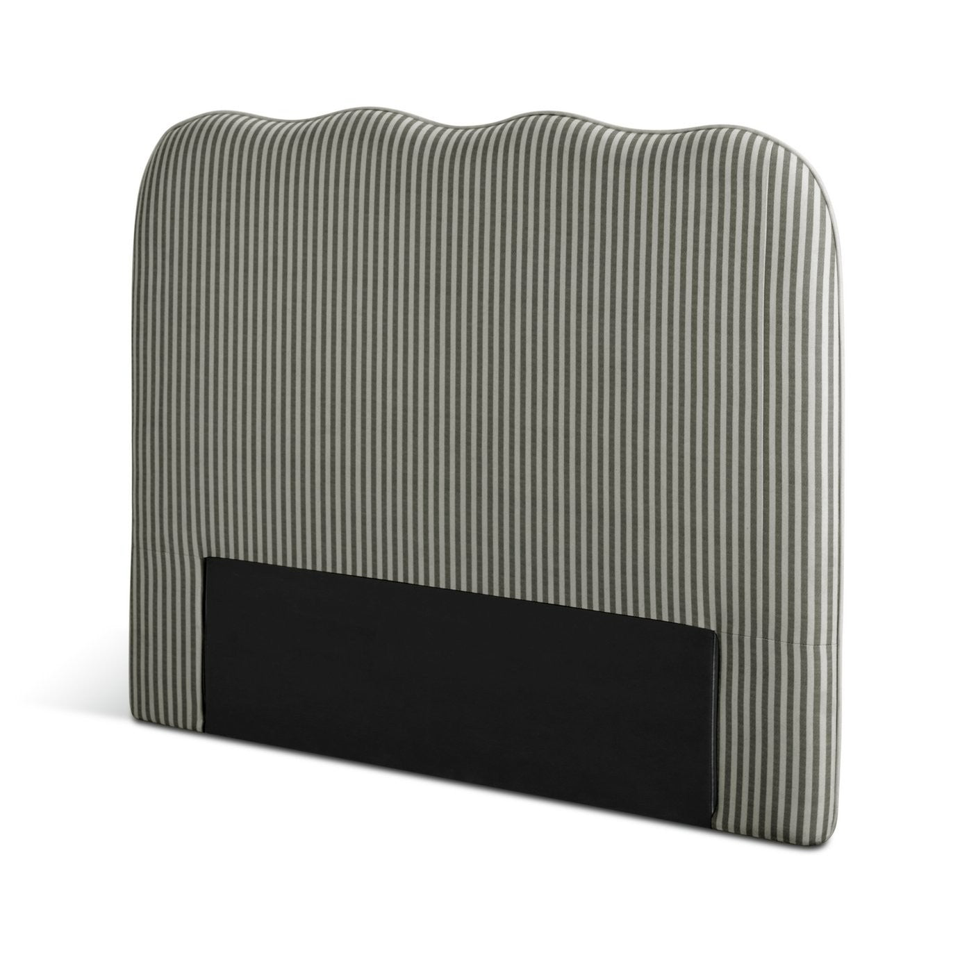 Onda Linen Double Headboard - Grey | Soft Bed Backboard