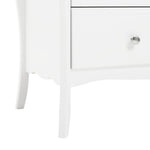 Home Amelie 3 Drawer Chest - White | Stylish 3 drawer chest for bedroom