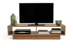 Habitat Cubes TV Unit Oak Effect | Compact TV Stand Open Shelves Media Storage
