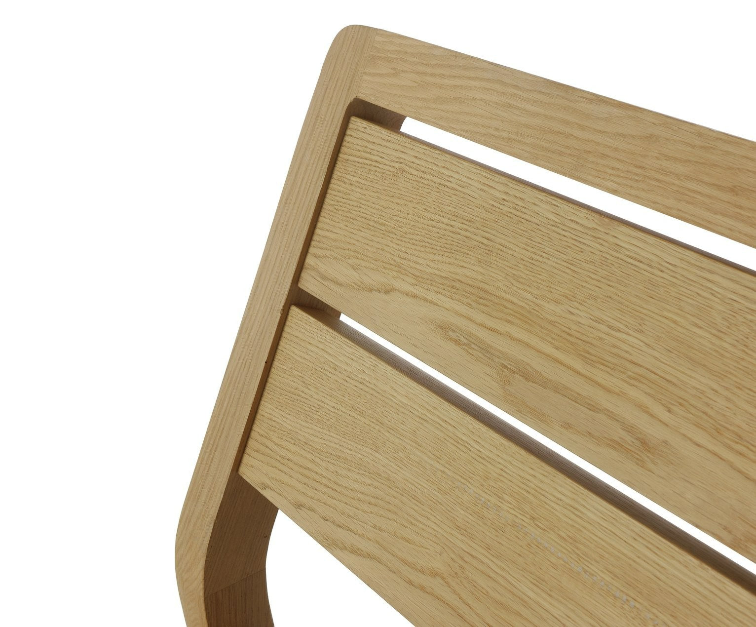 Radius Kingsize Wooden Bed Frame - Oak ( B Grade )