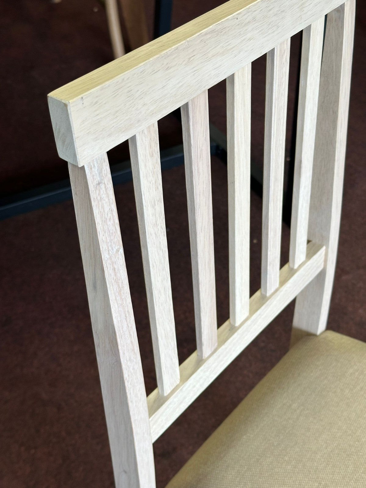Pair of Kendal Oak Dining Chairs - White Ash