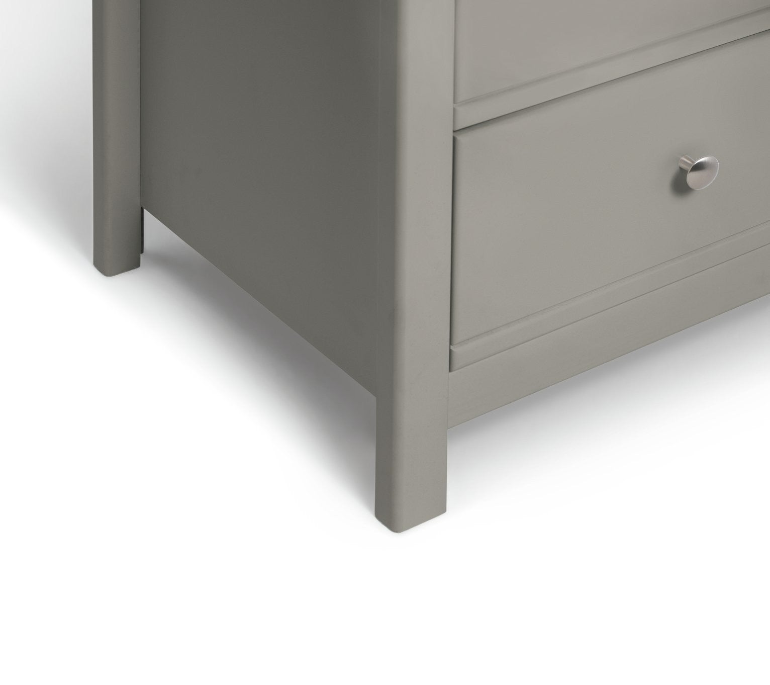 Brooklyn 4 Drawer Chest- Grey | Grey dresser