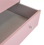 Kids Malibu 2 Door 2 Drawer Wardrobe-Pink & White | Playful Room Design