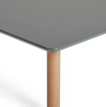 Berlin Grey Dining Table & 2 Grey Chairs | Modern Kitchen Furniture Set