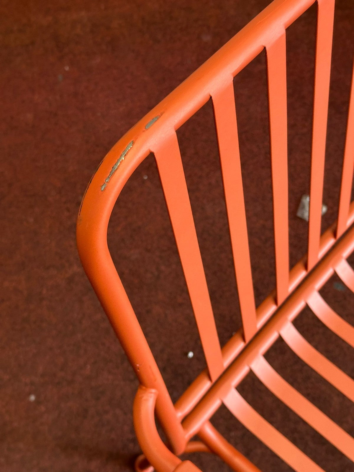 Indu 2 Seater Metal Garden Bench - Red (S)
