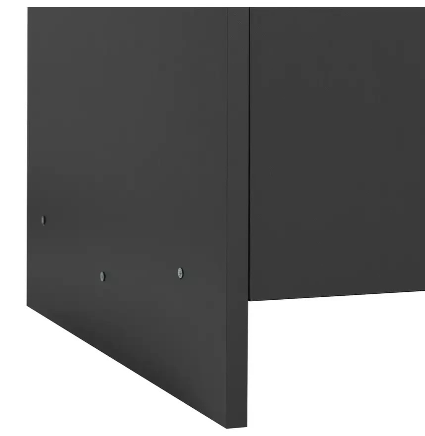 Seville 3 Door Wardrobe - Anthracite ( B Grade )