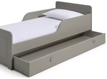 Brooklyn Toddler Bed With Drawer - Grey | Kids Bed, Storage, Low Frame