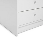 Malibu 2 Door 2 Drawer Wardrobe - White (B GRADE 1095.)
