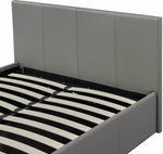 Lavendon Small Double Side Open Ottoman Bed- Grey (B GRADE)
