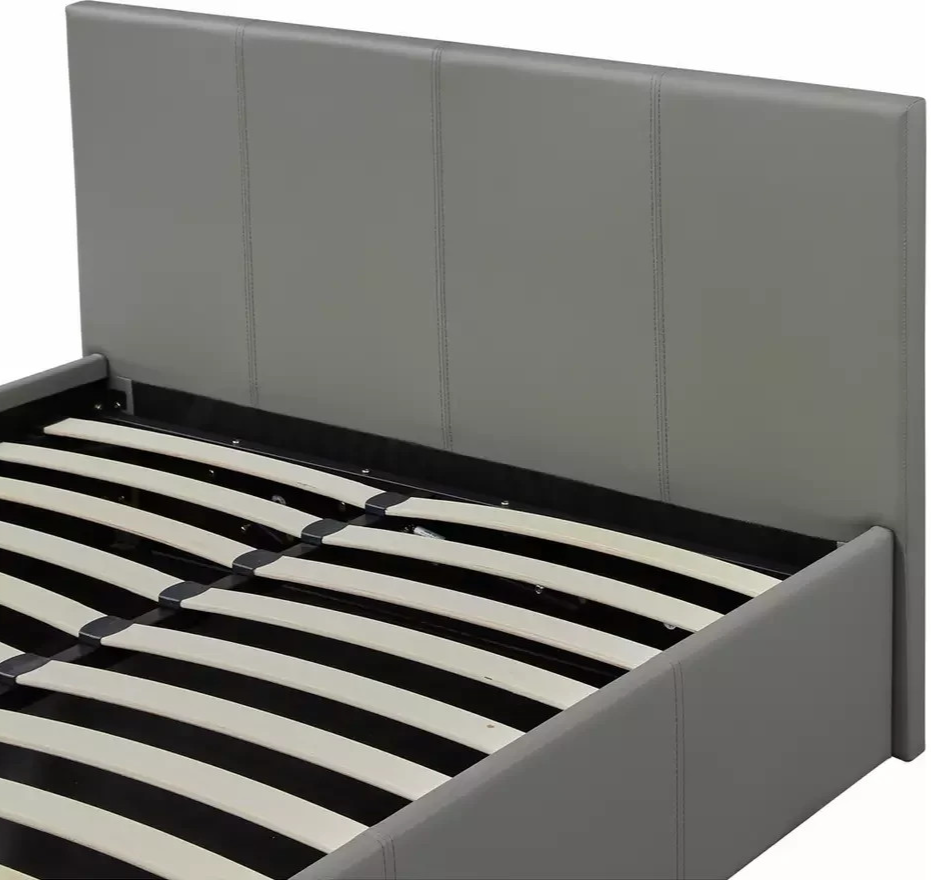 Lavendon Small Double Side Open Ottoman Bed- Grey (B GRADE)