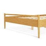 Chiltern Spindle Kingsize Wooden Bed Frame - Oak | Contemporary Interior Design