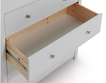 Home Brooklyn 4 Drawer Chest White | Bedroom Storage Furniture Unit