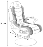 X Rocker Bolero RGB LED Stereo Audio Chair
