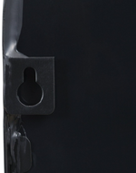 Habitat Arch Window Mirror - Black - 70x40cm