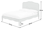 Margot Double Bed Frame - Natural | Natural wood bed