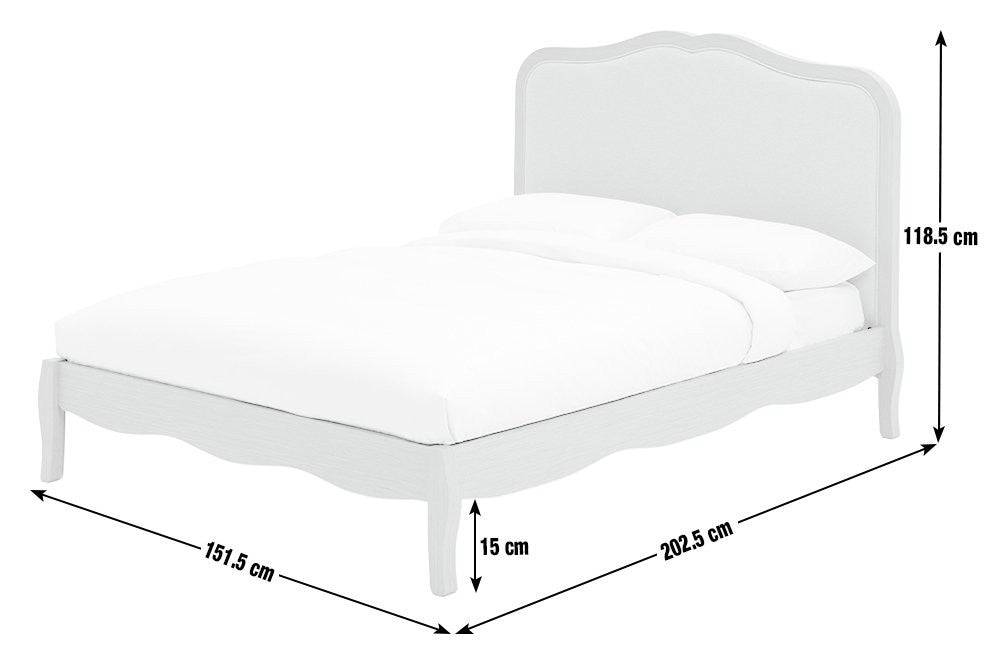 Margot Double Bed Frame - Natural | Natural wood bed