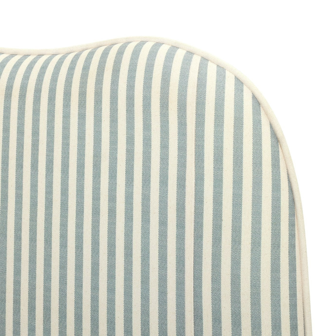 Onda Linen Kingsize Headboard - Stripe Sage | Luxe touch headboard