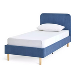 Home Kids Arden Single Upholstered Bed Frame Pink | Children's Bedroom Furniture