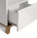 Habitat Cleo 1 Drawer Bedside Table - White