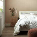 Home Skylar Double Bed Frame White | Sturdy Bedroom Furniture Base with Mattress