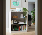 Maine Short Bookcase - White