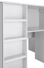 Jackson High Sleeper Bed Frame - White and Grey (B GRADE)